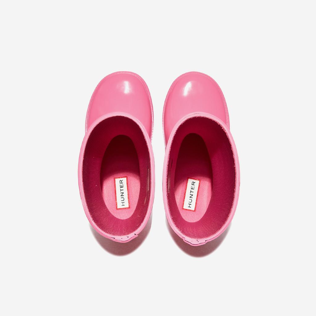 Hunter Kids First Classic Gloss Rain Boots [KFT5094RGL-PUP-PINK PUNCH]