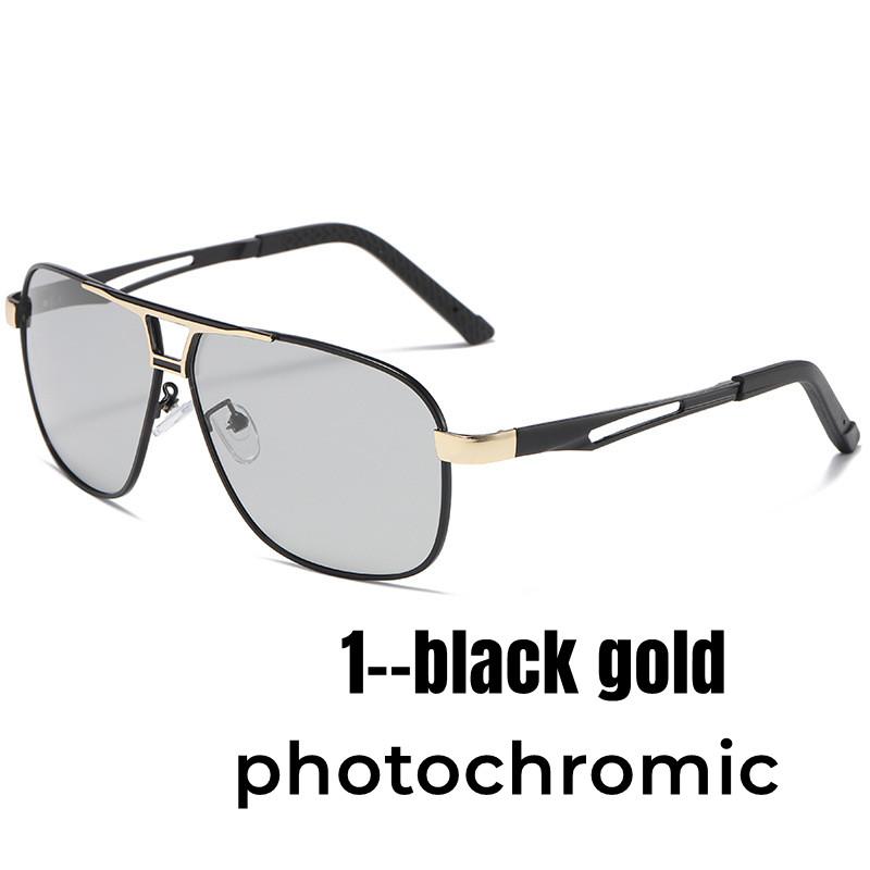 Chameleon Photochromic Sunglasses Day Night Dual Use Men Color Changing Lens Driving Sunglasses Night Vision