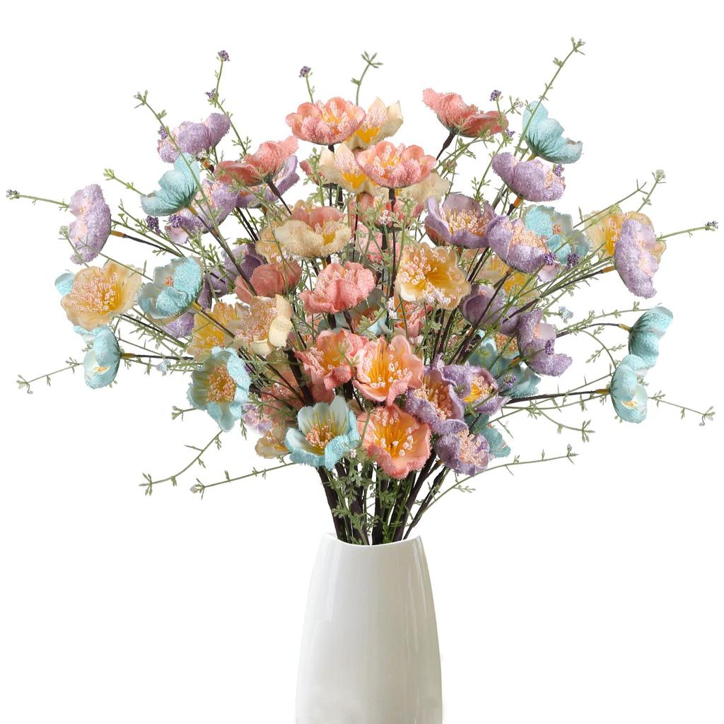 8 Adet Yapay Çiçekler 60cm Yapay Orman Gülü Çiçekleri Köpük Çiçekler Azalea Çiçekleri Ev Masaları Düğün Mutfak Dekoru için Sahte Çiçekler