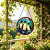 Buntglas Fenster Hängende Puzzle Anhänger Garten Küche Wintergarten Heimdekoration