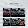 For Jetour Traveler T2 2023 2024 2025 Italian Suede Overlay On Steering Wheel Trim Panel Frame Interior Car Accessories