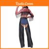 Sexy Tassel Western Denim Cosplay Clothingfor Halloween Party Stage Show Cotton Blend Cosplay