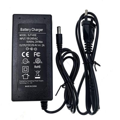 29.4V 2A Li-ion Battery Charger for 24V 25.2V 25.9V 7S Lithium Battery Charger with DC5525 Connector