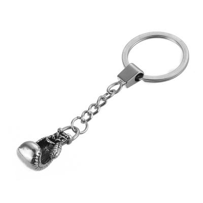 Creative Design Cool Luxury Metal Keychain Car Key Chain Key Ring Boxing Glove Pendant For Man Women