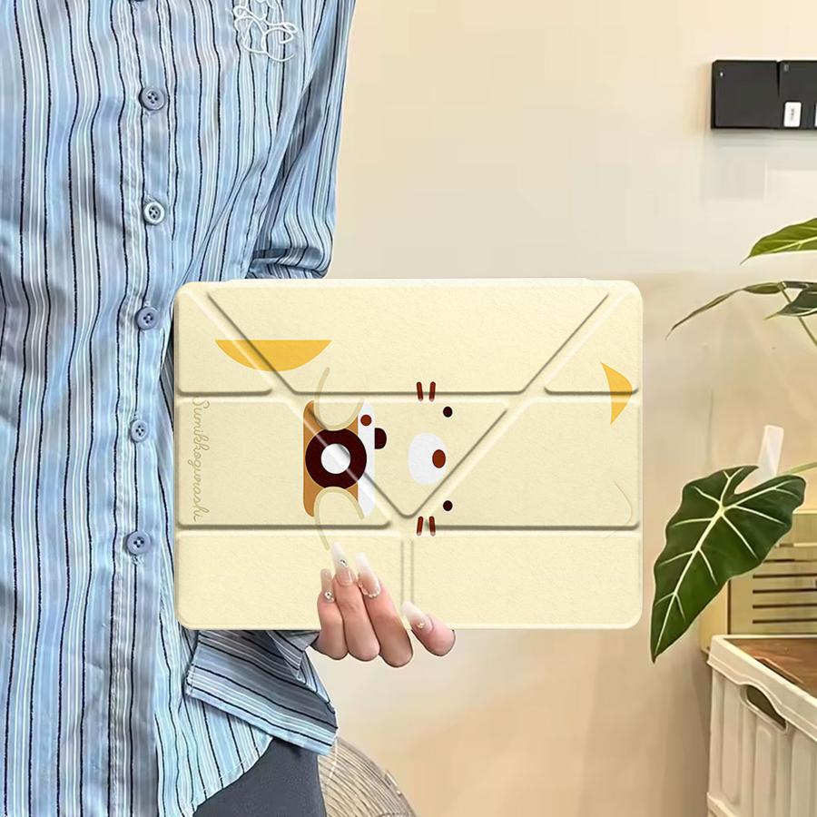 Dog Expression Cute Tablet Case For iPad Pro 2025 Air 4 5 M3 M2 1 2 M4 11inch Pro 11th 10th 9th 8th 7th 12.9inch Mini 6 7 Holder