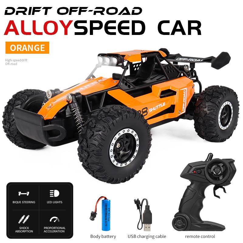 

2.4G Model RC Car With LED Light 2WD Off-road Remote Control Climbing Vehicle Outdoor Cars Toy Gifts For Kids