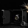 Baskiss Luxury Watch Watch Storage Collection Watch Display Aluminum Black Case, Box, Case, Box, & Acrylic, [Used]