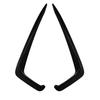 Fog Lamp Light Cover Trim Sticker Front  Bumper Side Vent Splitter Canards For Volkswagen VW Jetta MK7 - Car Accessories