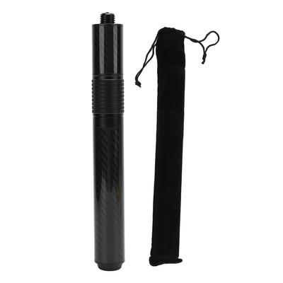 14in Pool Queue Verlängerung Teleskop Carbon Fiber Billard Verlängerung mit Stoßstange für Universal