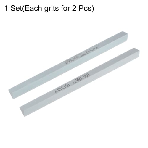 uxcell 4-Piece Knife Sharpening Stone Set, 400/600 Grit Triangular Knife Sharpening Stones for Knives, Scissors, and Kitchen Sharpening Tools