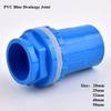 1Pc 20/25/32/40/50mm PVC Water Tank Connector, Thicken Fish Tank Drain Joint Aquarium Inlet Outlet Supply Pipe Joint Fittings