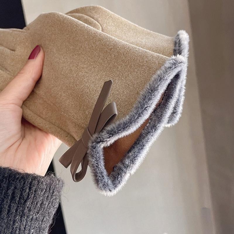 Handschuhe Winter Damen Können den Bildschirm berühren zum Fahren, Reiten, Stapeln, Verdicken, Kälteschutz und Wärme