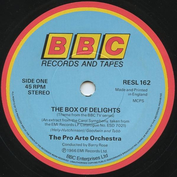 7inch Record PRO ARTE ORCHESTRA - The Box Of Delights (Theme From The RESL162 BBC Records And 1984 UK Classical Used
