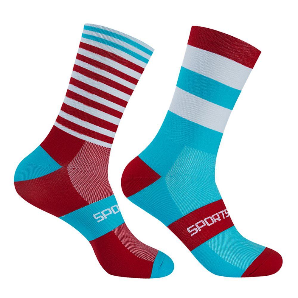 

Accessories Sport Socks Outdoor Sportswear Bike Socks Cycling Socks Racing Socks Middle Tube Socks S-blue powder