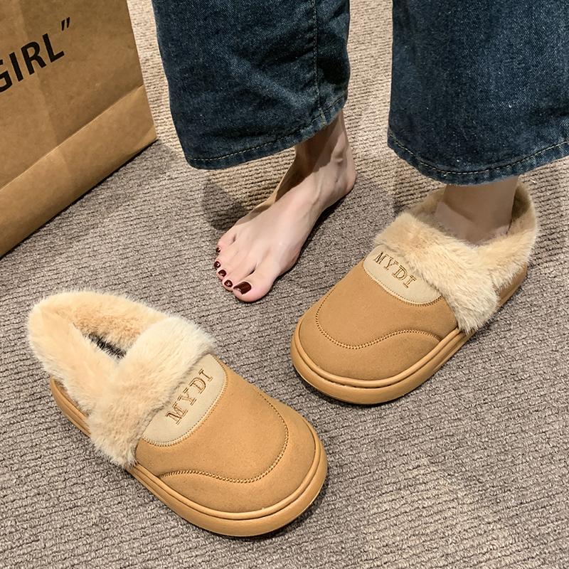 Women's Snow Boots 2024 New Thickened Fluff Comfortable Warm Plush Boots Women Shoes Woman Winter Chunky Boots Woman
