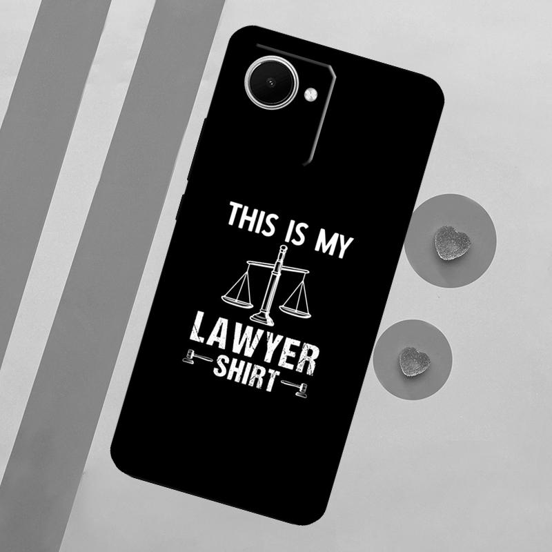 Law Lawyer Judge Justice Case For Realme C33 C55 C30 C31 C35 C53 C11 C15 C25s C21Y GT Neo 5 3T 2T 9 10 11 Pro Plus