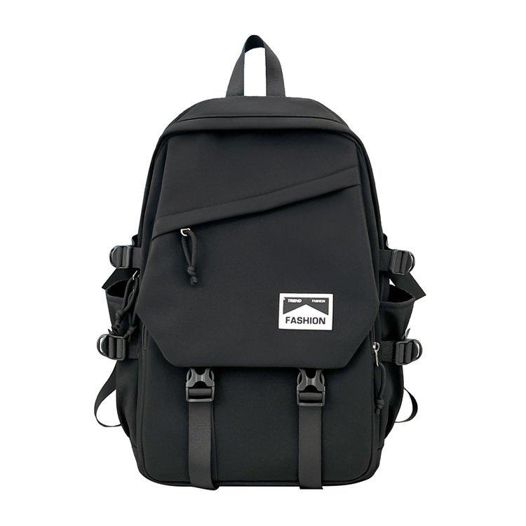 Schoolbag Large Capacity Backpack Female Junior High School Backpack Male High School School Bag College Student Simple Versatile Bag Travel Commuter