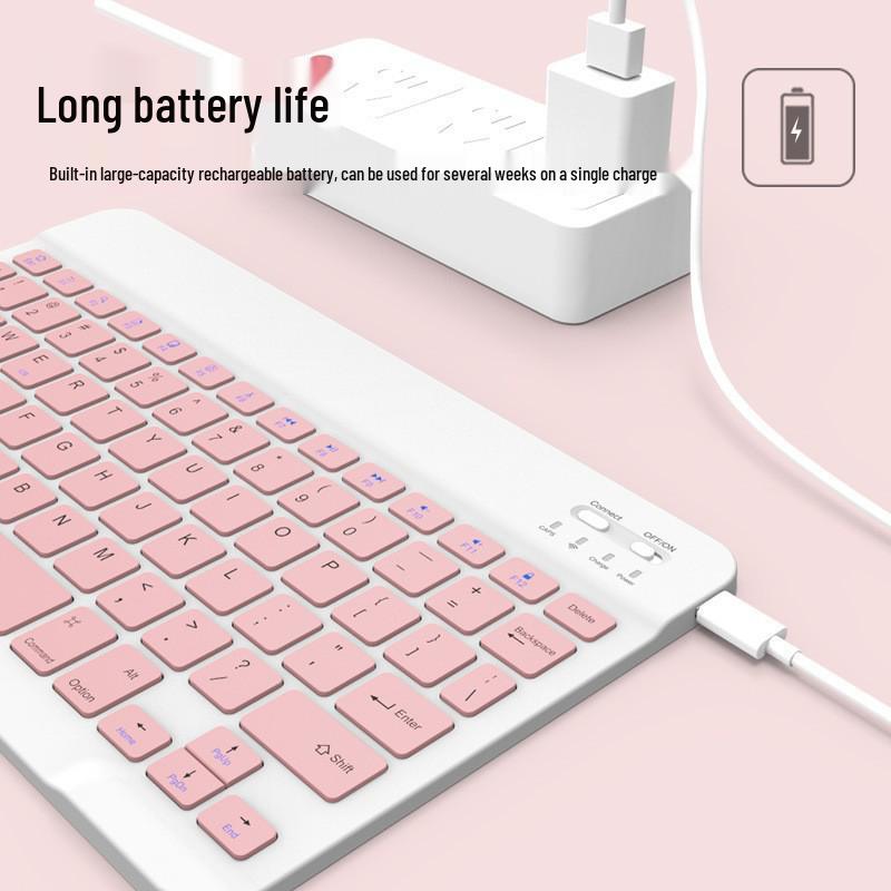 Silent Charging Bluetooth Keyboard & Mouse for iPad, Huawei, Apple, Mobile Phones, Tablets