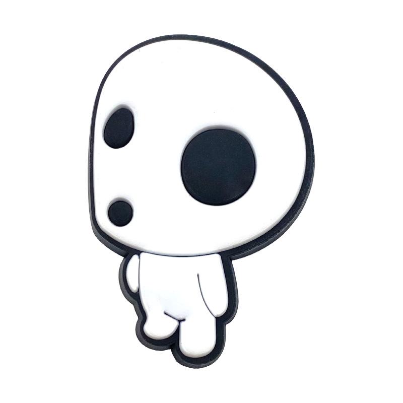 Black & White Halloween Punk Metal Rock Croc Shoe Charms