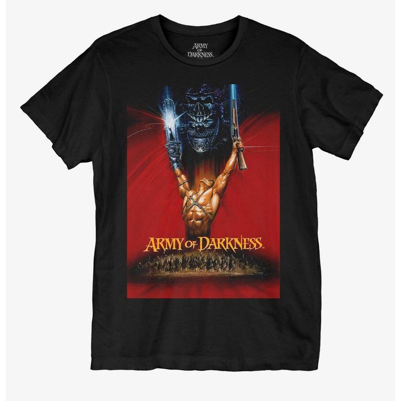 Army Of Darkness Key Art Black TShirt New Xs