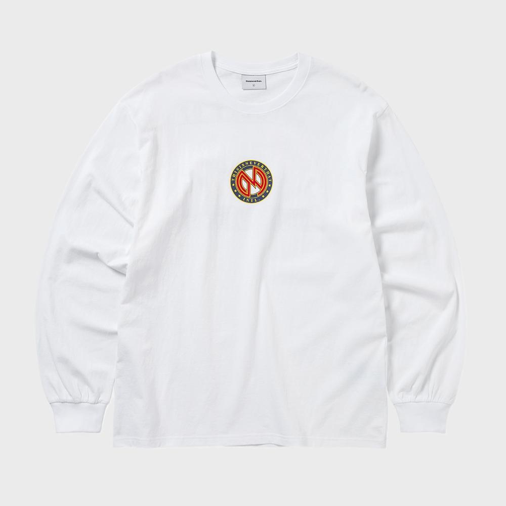ThIS IS Never That Monogram L S Tee White S