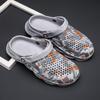 Fashion UMale and Female Summer Beach Sandals Leisure Garden Clogs Outdoor Wide Toe Cross Sandals Toe Caps Anti Slip Shower Slippers