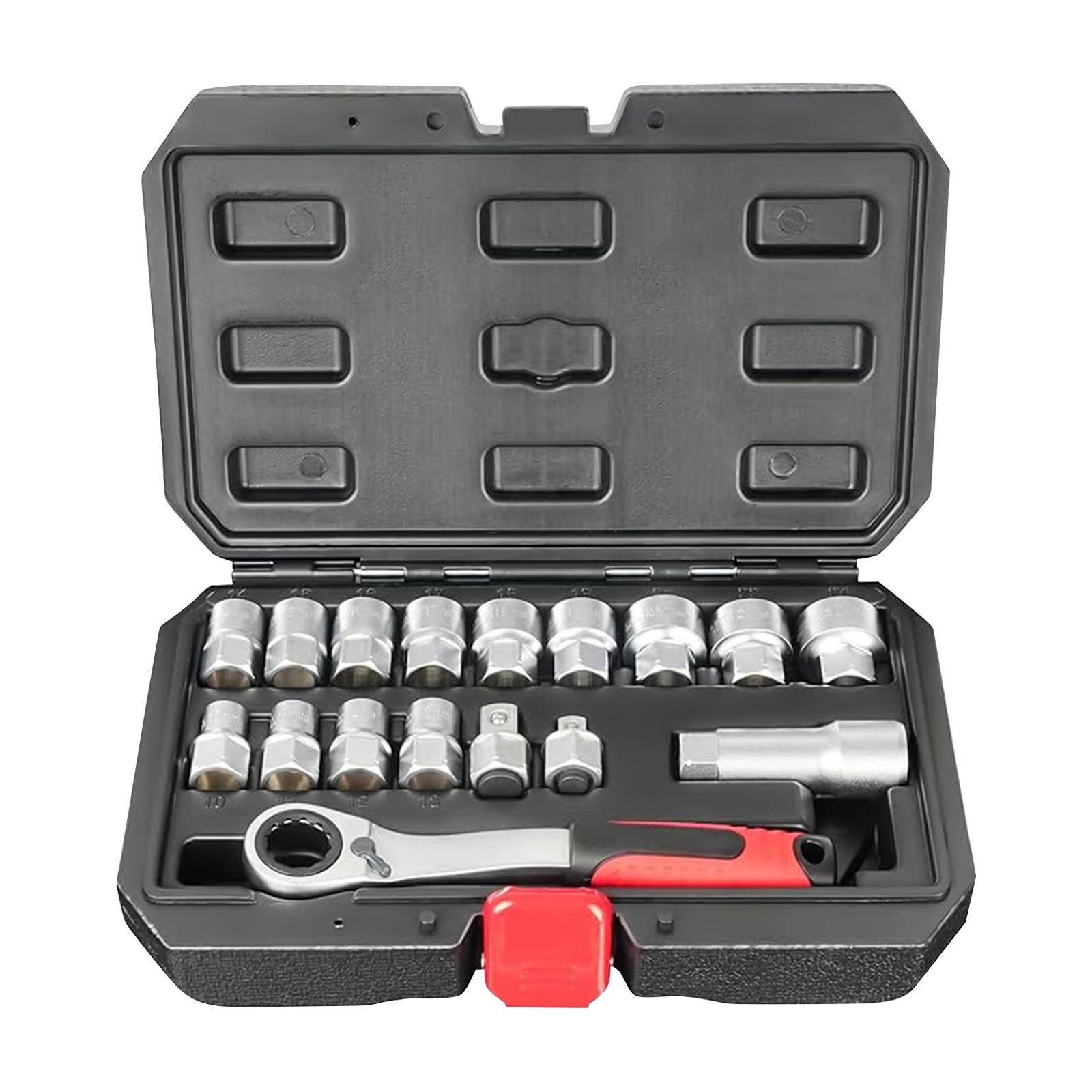 

Step Socket Set – Versatile & Tool Kit For Threaded Rods One Size