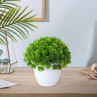 Frisch haltende Simulationspflanze, pflegeleicht, hübsches Desktop-Ornament, gefälschter Bonsai