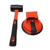 Bodenfugen-Reparaturwerkzeug Ergonomisch Professionell Starke Saugnapf mit Hammer für Matte Massivholz-Laminatböden