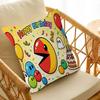 Cute P-PAC MANS Birthday Maple Design Cushion Cover Happy Autumn Harvest decor Holiday Decorati Pillow Cover
