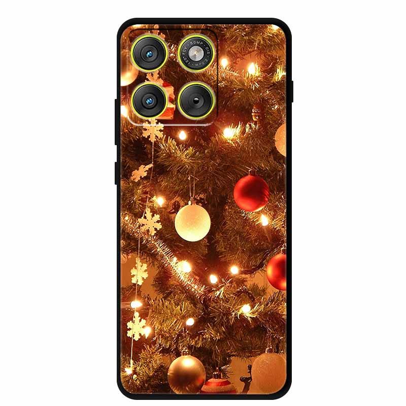 Christmas Phone Cases For Motorola Edge 70 5G Case Silicone Soft Back Cover Christmas Tree for Moto X70 Air 5G Edge70 Back Cover