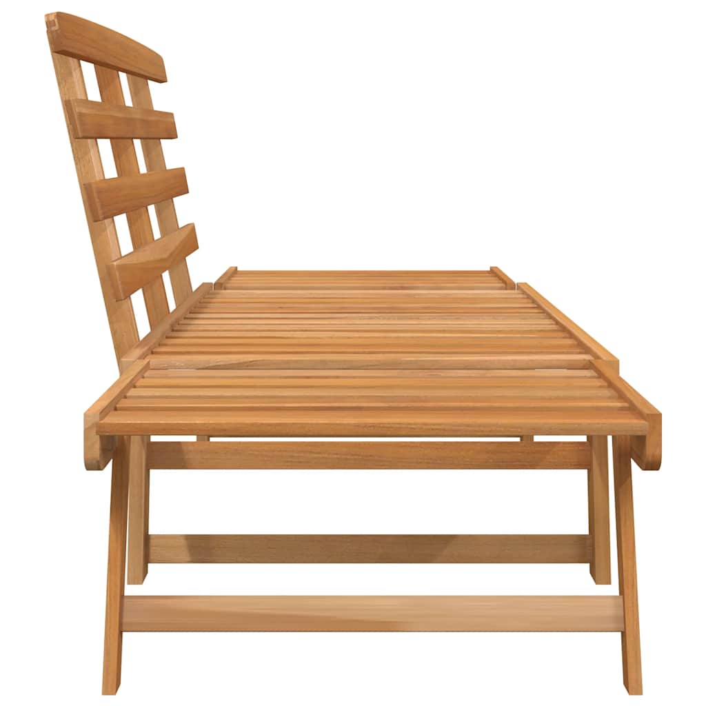 Vidaxl Ławka Ogrodowa, 2-W-1, 190 Cm, Lite Drewno Akacjowe