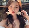 Seaside Pickup~ Holiday Style Shell Woven Earrings Are Exaggerated, Simple, Generous, Fashionable And Versatile Seaside Film Earrings