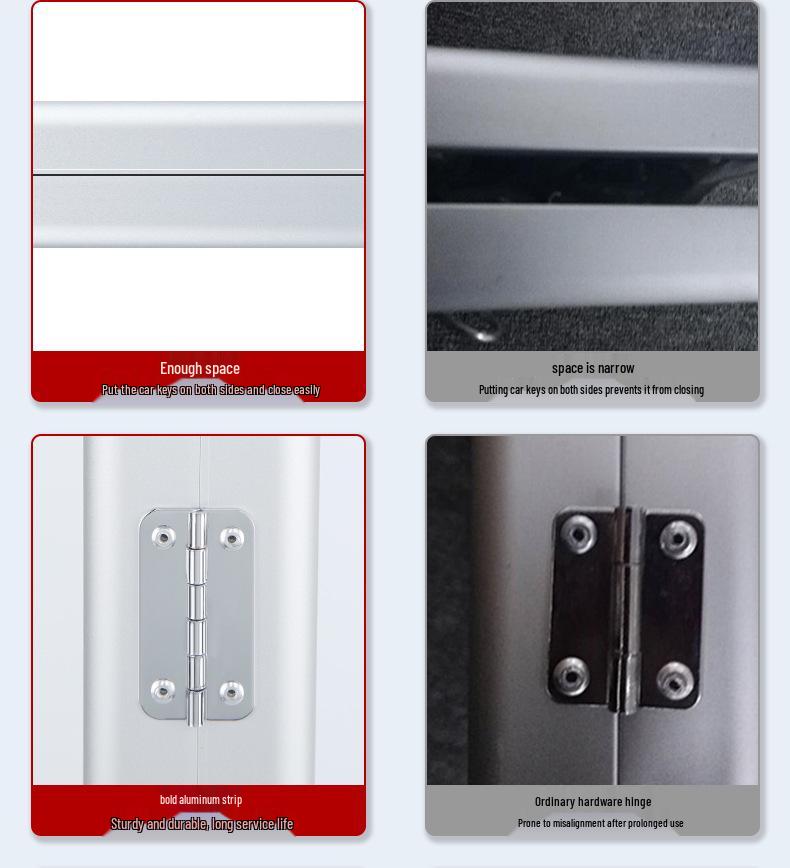 Wall-Mounted Key Management Cabinet for Real Estate & Car Keys