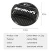 Real Carbon Fiber Gas Fuel Tank Cover Oil Filler Dustproof Cap For Mercedes Benz AMG A C E S Class W201 W210 W108 W204 W205 W203