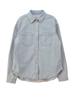 UNKNOWN PLANET Western Washed Denim Shirt Sand Blue