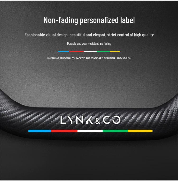 Steering Wheel Cover for Lynk & Co 01/02/03/05/06/09 (2023) - Carbon Fiber, All-Season