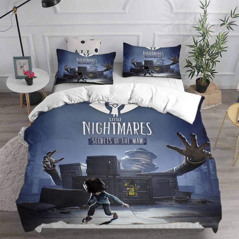 Game Nightmare Duvet Cover Pillowcase Little Nightmares Bedding Set Boy Girl Bedroom Decoration Children Gift Single Double Size
