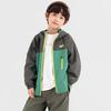 Duoduojia Boys' Color-Block Hooded Outdoor Jacket
