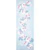 Sen No Anbo Tenugui "Ume Setsuwa Light Blue" Hand-dyed 100% Cotton Tokka Made In Japan 35cm X 100cm Setsuwa Plum Spring Beginning Japanese