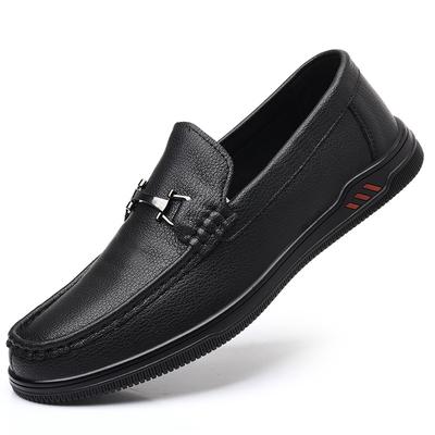 Fashion 2025 Spring Summer New Men's Leather Shoes Breathable Soft Sole Large Size Luxury Shoes for Men Fashion Casual Loafers Male