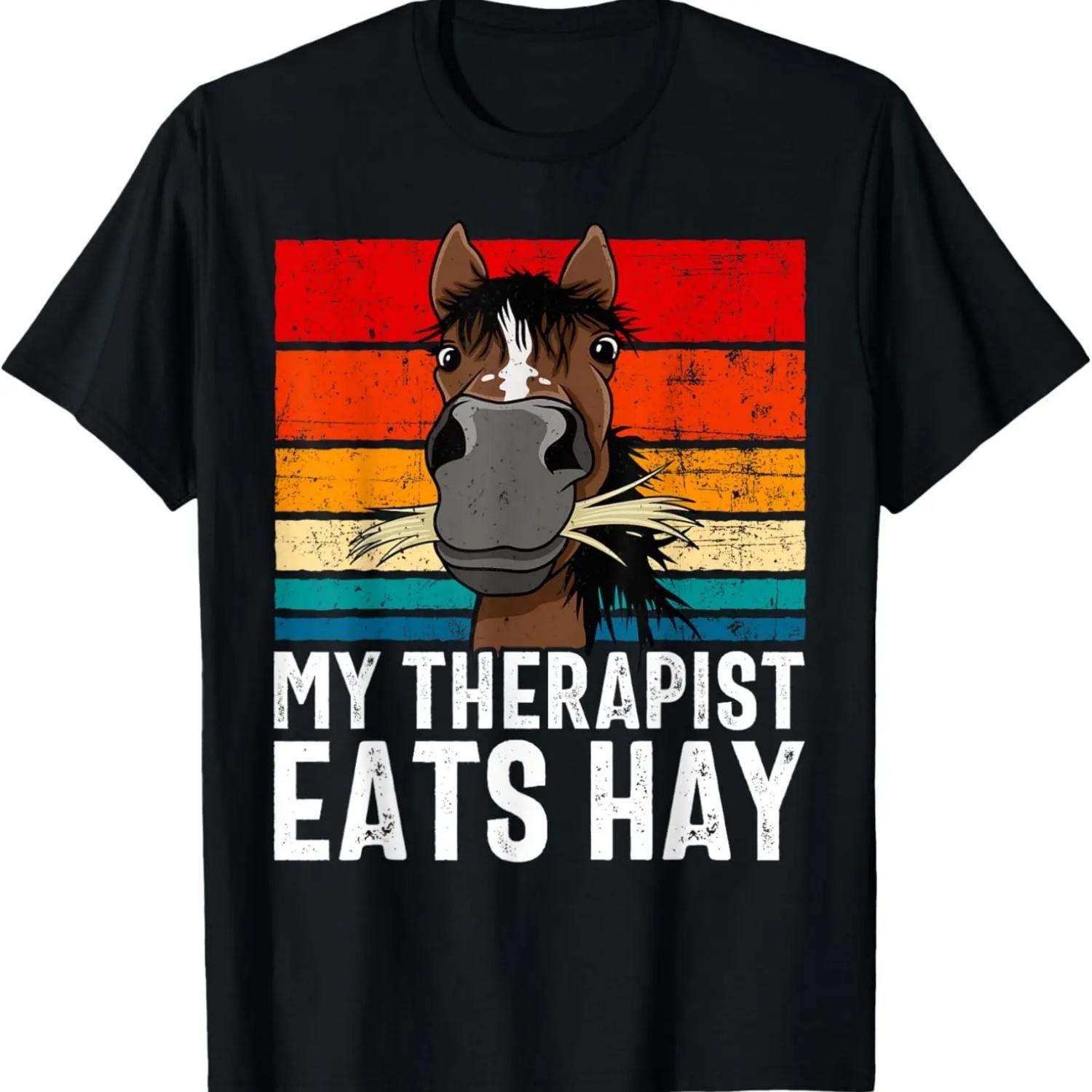My Spirit Animal Boho Style Horse Head T-Shirt S