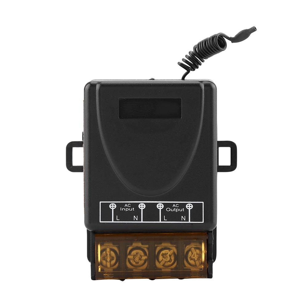 3000W Wireless Relay One way Remote Control   Receiver   Transmitter (AC80-250V)
