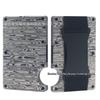 Hot Selling RFID Anti-theft Carbon Fiber Metal Card Holder Wallet with Money Clip