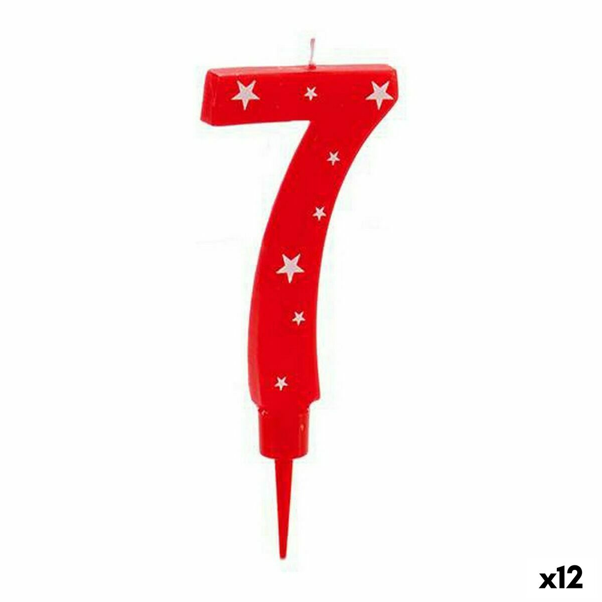 

Свеча на день рождения №7 (12 единиц) TU прозрачный