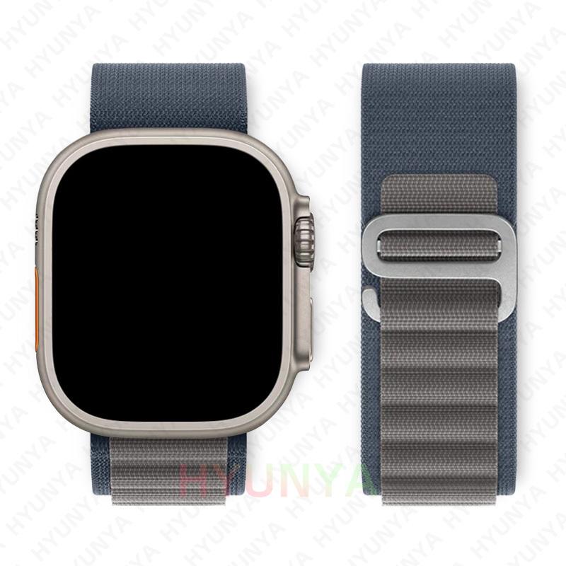 Alpine Λουράκι για Apple Watch Band Σειρά 10 9 8 7 SE Ultra 2 41mm 42mm 45mm 46mm 49mm 40mm 44mm IWatch Correa Λουράκι Ρολόι Βραχιόλι