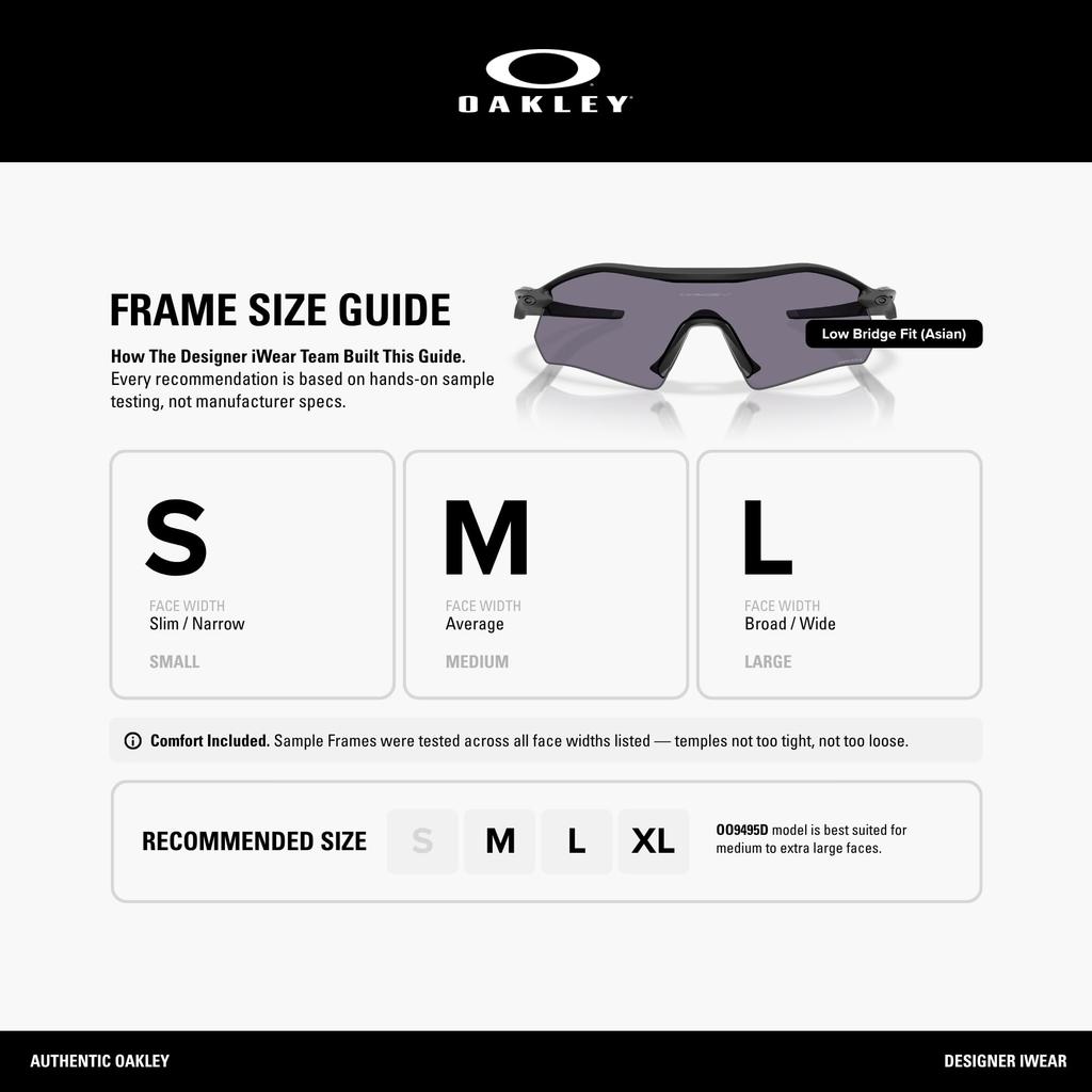 Oakley Sunglasses 0OO9495D RADAR PLATE MATTE BLACK PRIZM GREY 94950636 Polarized [Oakley] (Matte Black/Grey)