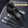 Car Interior Charger 3 In 1 Charging Cable Auto Accessories For Alfa Romeo Giulietta Mito 159 Giulia Stelvio 156 147 Tonale ofh853