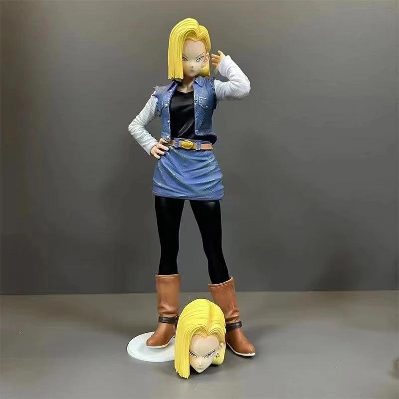 26cm/10.2inch Dragon Ball Z Anime Character Android 18 PVC Action Figure Figurine Model Collection Decoration Toys Gift