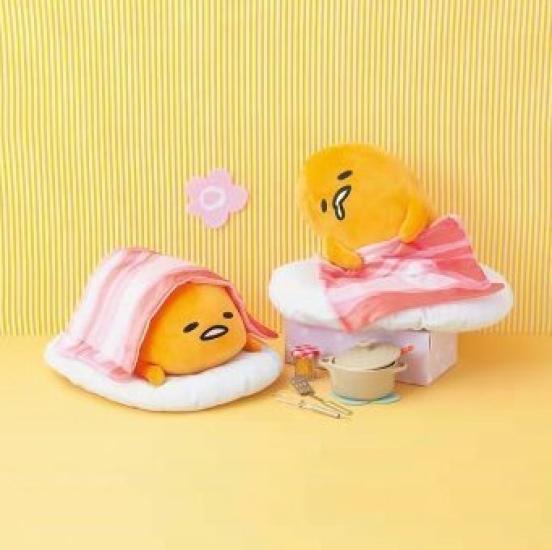

Gudetama Spring Sleep Gude Gude BIG набор мягких игрушек из 2 видов